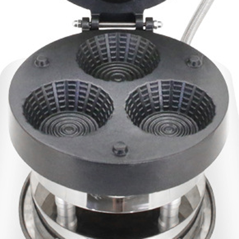 業務用3穴アイスクリームワッフルコーンメーカー、アイスクリー - Mini Waffle Maker Machine のレビューと価格