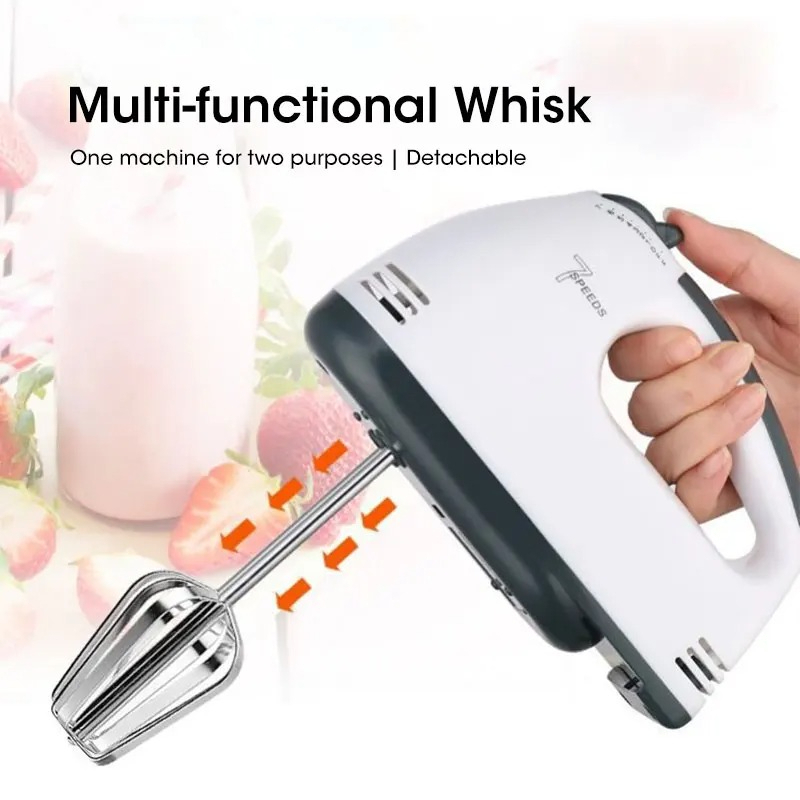 7速電動ハンドミキサー クリーム、卵、ケーキ、生地用自動ブレ - Immersion Hand Blender Set のレビューと価格