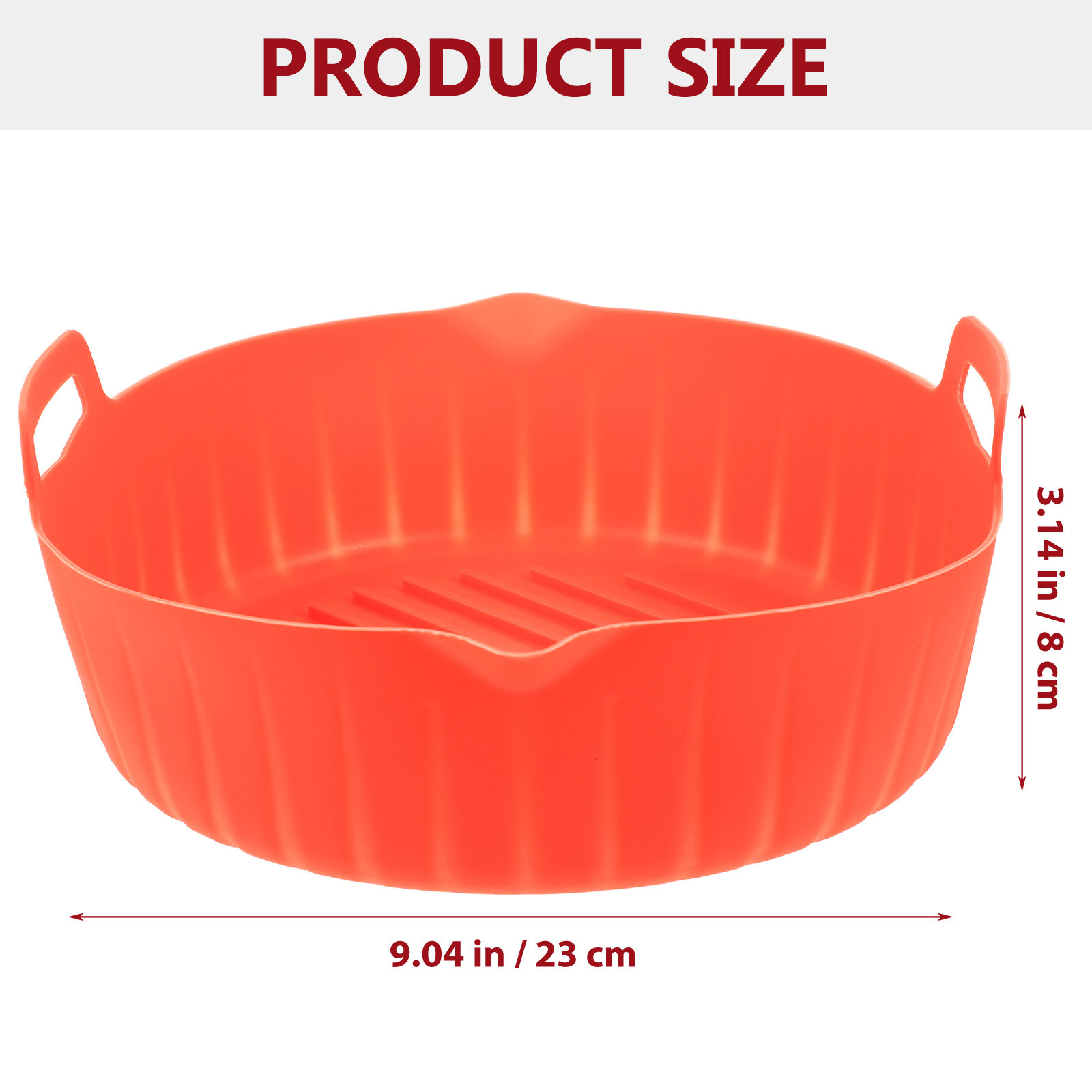 エアフライヤー用シリコン製鍋、丸型、焦げ付き防止、再利用可能 - Air Fryer Silicone Pot Liner のレビューと価格