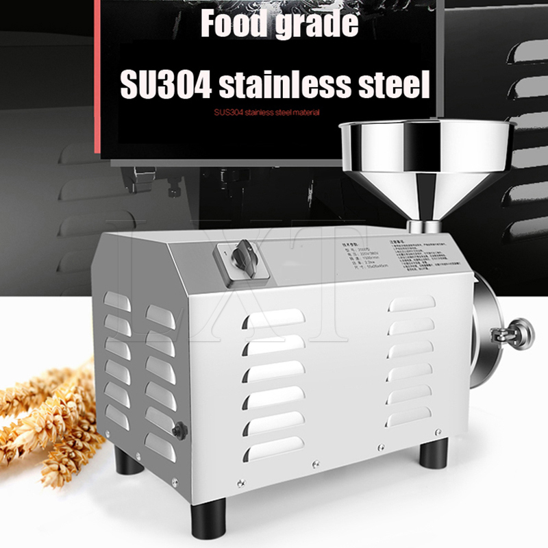 ステンレス鋼粉砕機商業粉砕機ミル小麦粉機コーヒー豆ナッツスパ - Coffee Bean Grinder Electric のレビューと価格