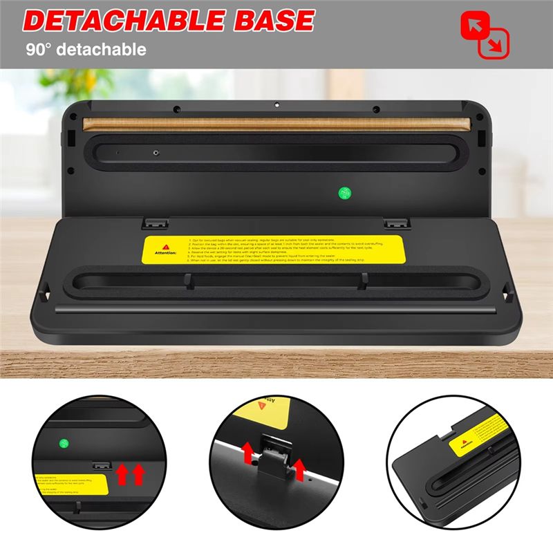 ABZC 電気式真空シーラー。食品の保存に最適。乾燥食品、湿 - Food Vacuum Sealer Machine のレビューと価格